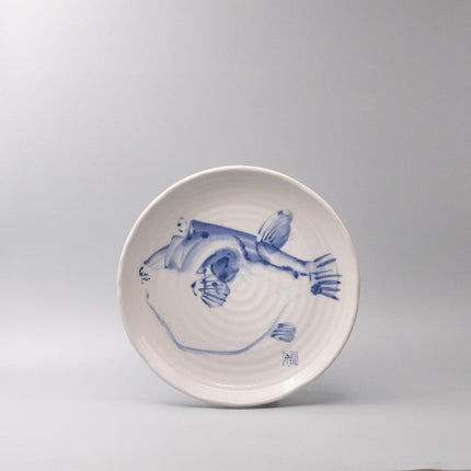 Serving Platter 29cm Fugu Design.