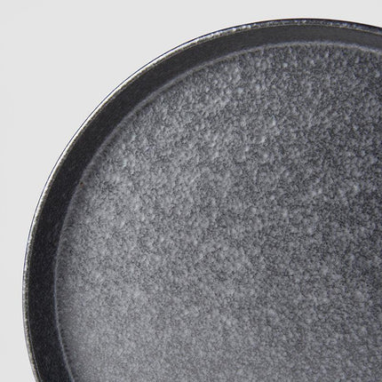 Plate High Rim 25cm Craft Black Design.