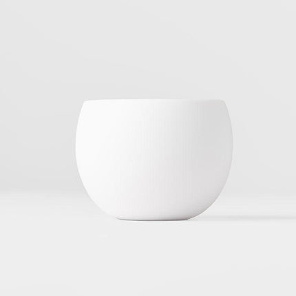 Cup Shochu 8.5cm Matte White & Light Blue Glaze.