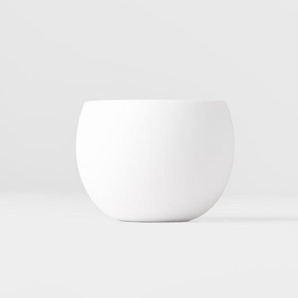 Cup Shochu 8.5cm Matte White & Light Pink Glaze.