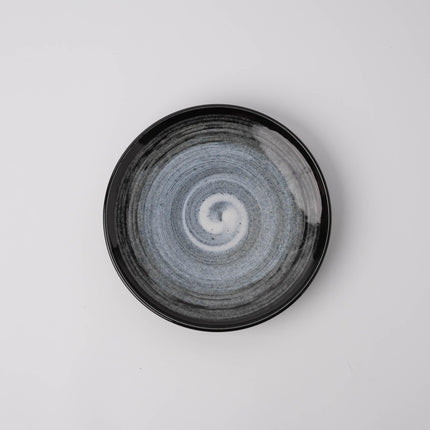 Side Plate 19cm Blue Cloud Glaze.