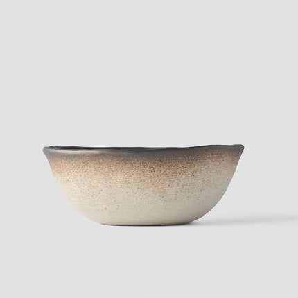 Bowl Oval 17x13cm Cobalt Blue Glaze.