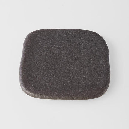 Plate Square 19cm Stone Slab Design.