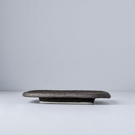 Plate Square 19cm Stone Slab Design.