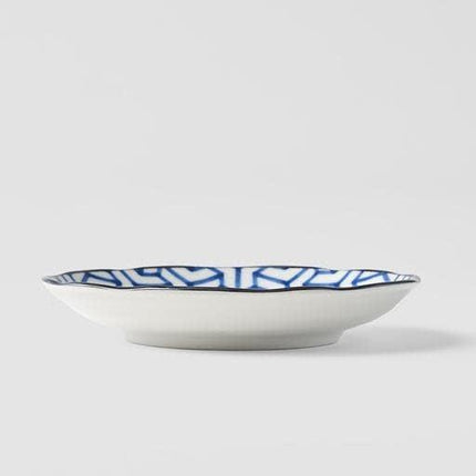 Tapas Plate 16.5cm Herringbone Design.