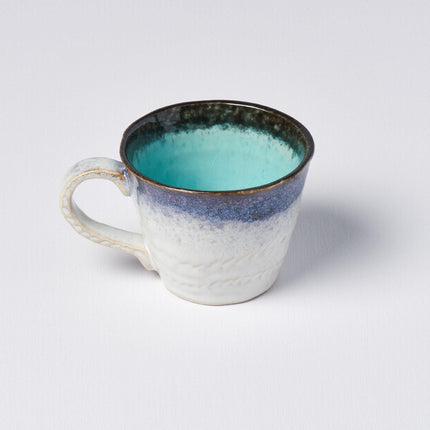 Mug with Handle 200ml Sky Blue Glaze.
