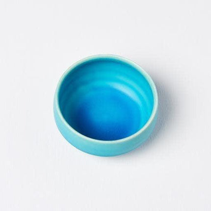 Tea Cup 100ml Dry Turquoise Glaze.
