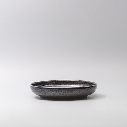 Plate High Rim 22cm Midnight Pearl Glaze.