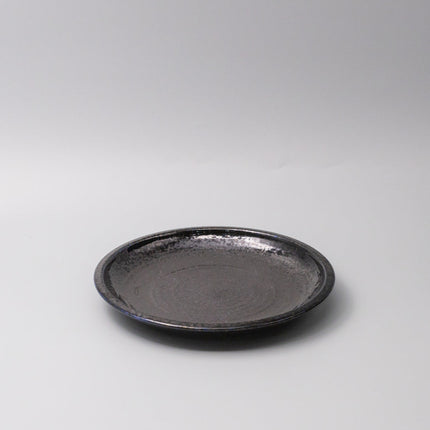 Plate Thick Edge 25cm Midnight Pearl Glaze.