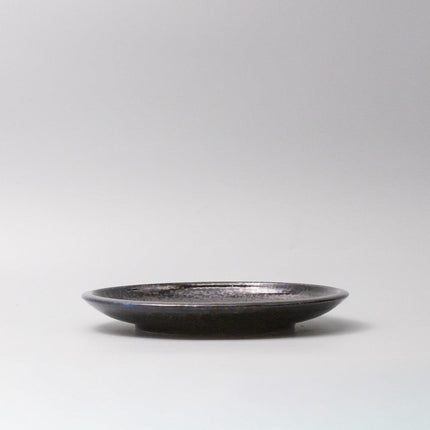 Plate Thick Edge 25cm Midnight Pearl Glaze.