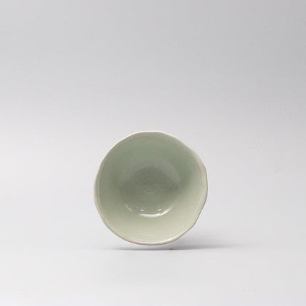 Lopsided Bowl 11.5cm Tomei Blue Glaze.