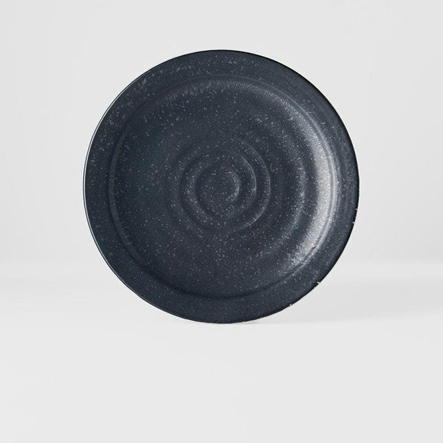 Dinner Plate 26cm Ibushi Black Glaze.