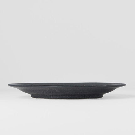 Dinner Plate 26cm Ibushi Black Glaze.