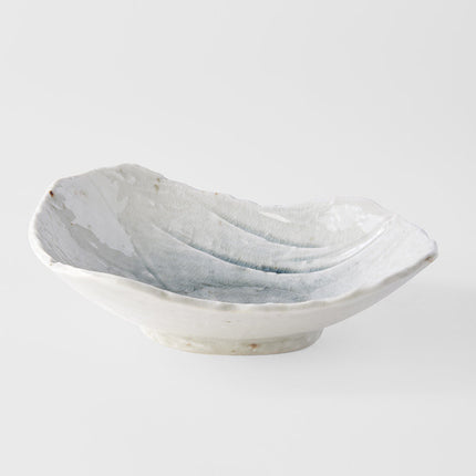 Bowl Rock 22cm Grey Glass Glaze.