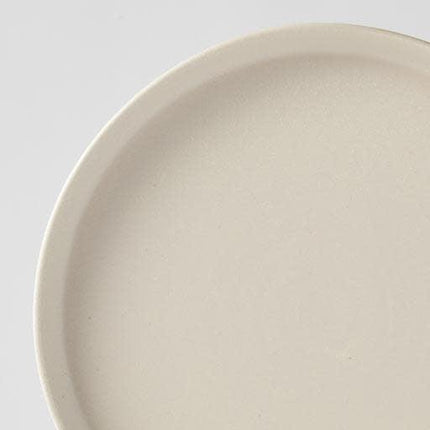 Plate High Rim 25cm Craft White Glaze.