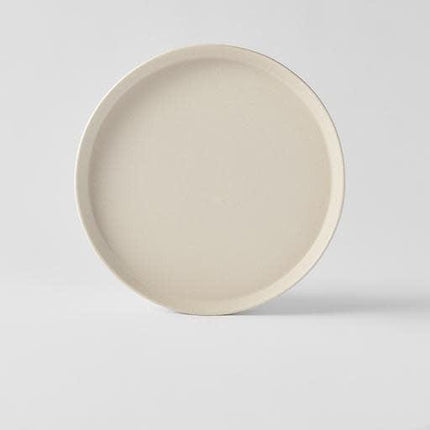Plate High Rim 25cm Craft White Glaze.