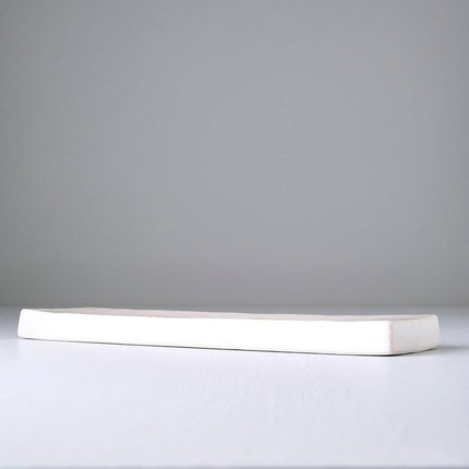 Plate Rectangular 29 x 9cm Craft White Glaze.