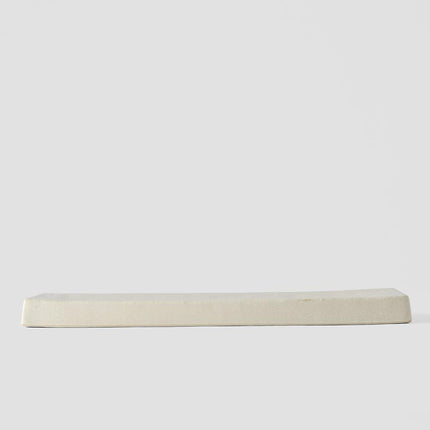 Plate Rectangular 29 x 9cm Craft White Glaze.