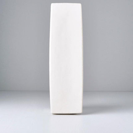 Plate Rectangular 29 x 9cm Craft White Glaze.