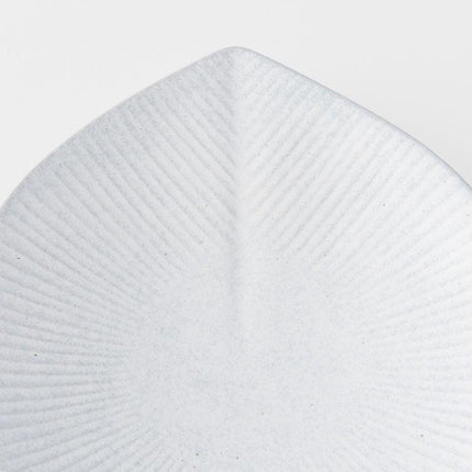 Plate 12.5cm Snow Leaf Glaze.