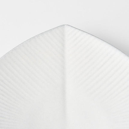 Plate 17.5cm Snow Leaf Glaze.
