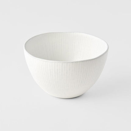 Deep Bowl 13.5cm Snow Leaf Glaze.