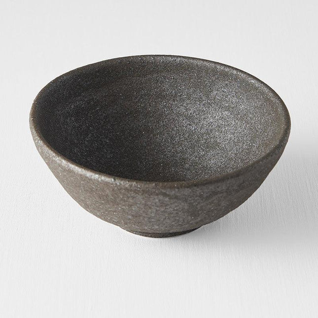 Bowl 13cm Egg Shaped Stone Glaze.