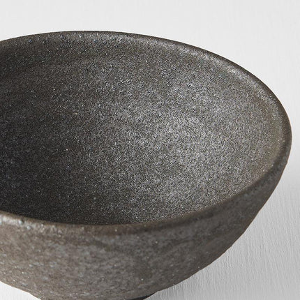Bowl 13cm Egg Shaped Stone Glaze.