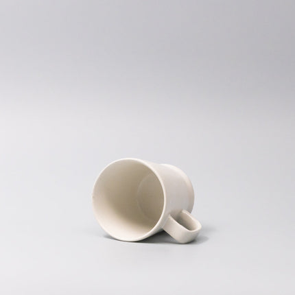 Mug 8.5cm White Dot Glaze.
