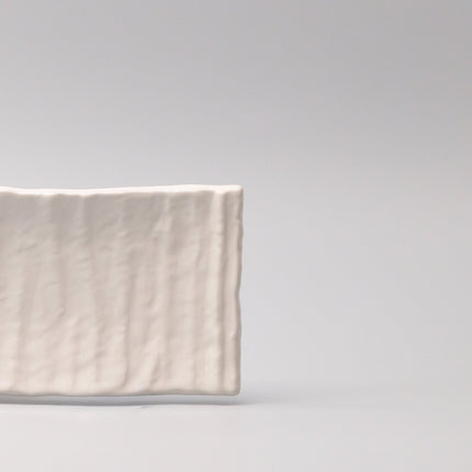 Sashimi Plate 33cm White Glaze.