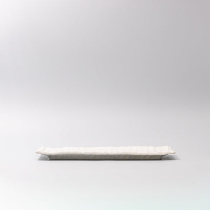 Sashimi Plate 33cm White Glaze.