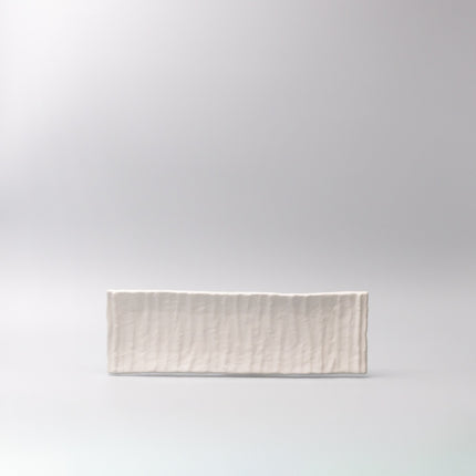 Sashimi Plate 33cm White Glaze.