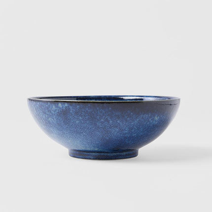 Ramen Bowl 21.5cm Kanso Indigo Blue Glaze.