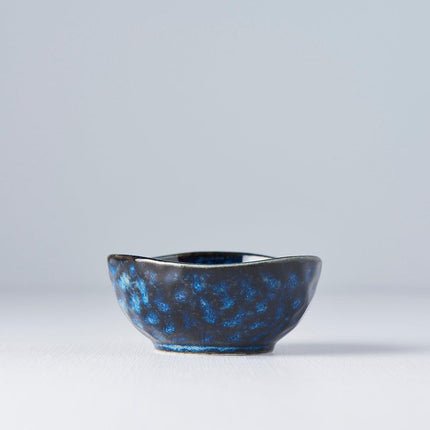 Sauce Dish Organic Shape 8.5cm Kanso Indigo Blue Glaze.