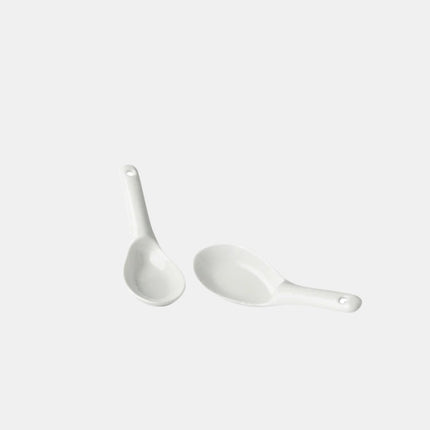 Spoon Small 15cm Kanso Soft White Glaze.
