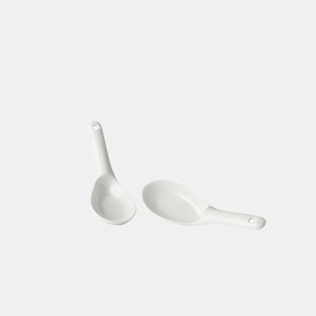 Spoon Small 15cm Kanso Soft White Glaze.