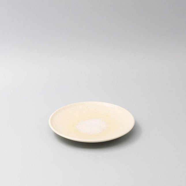 Tapas Plate 17cm Buttermilk Glaze.