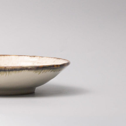 Pasta Bowl 24cm Ivory Pearl Glaze.