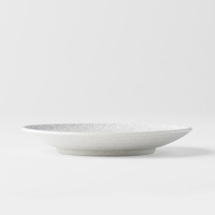 Tapas Plate 17cm White Star Glaze.