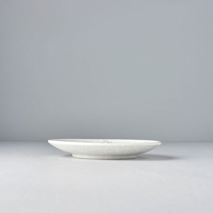 Tapas Plate 17cm White Blossom Glaze.