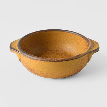 Oven Pot with Handle Yellow Donabe.