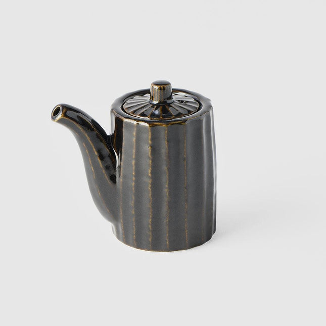 Soy Pot 125ml Tenmokku Glaze.