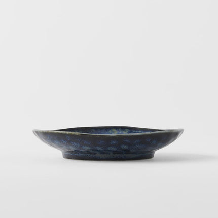 Saucer Organic Shape 13.5cm Kanso Indigo Blue Glaze.