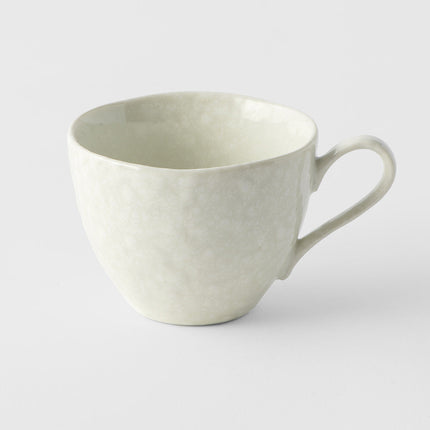 Cup 8.5cm 160ml Kanso Soft White Glaze.