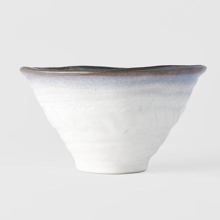 Bowl Deep Ikebana 22cm Sky Blue Glaze.