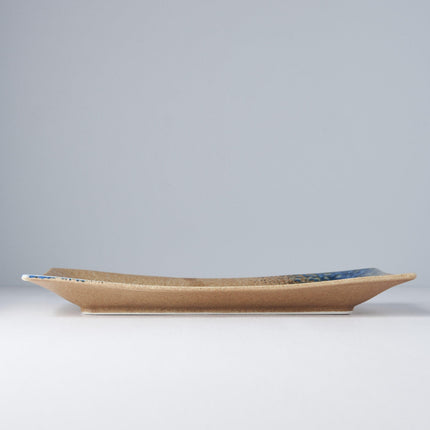 Platter Rectangular 33cm Earth & Sky Glaze.