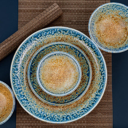 Serving Bowl 28cm Earth & Sky Glaze.