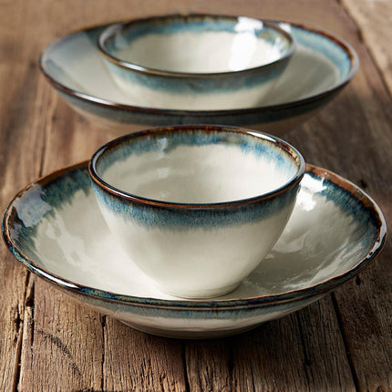Bowl Deep 13cm Aurora Glaze.
