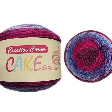 Bulk 6 Vibrant Super Soft Cake Knitting Yarn.
