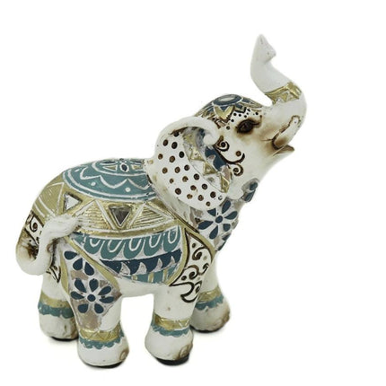 Mosaic Elephant Statue / Ornament 10cm.